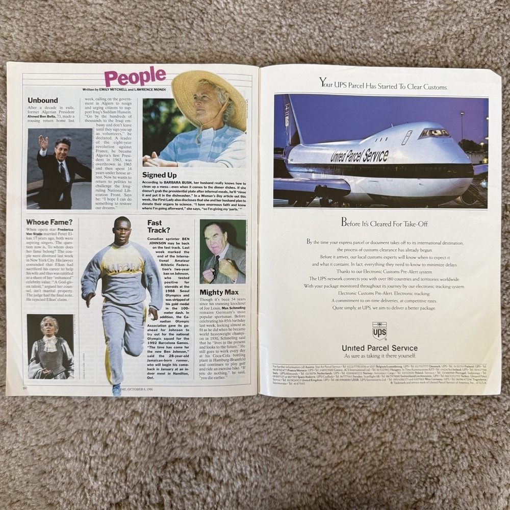 Vintage TIME International Magazine October 8 1990 Germany Is One Rolex Cartier - Picture 16 of 16